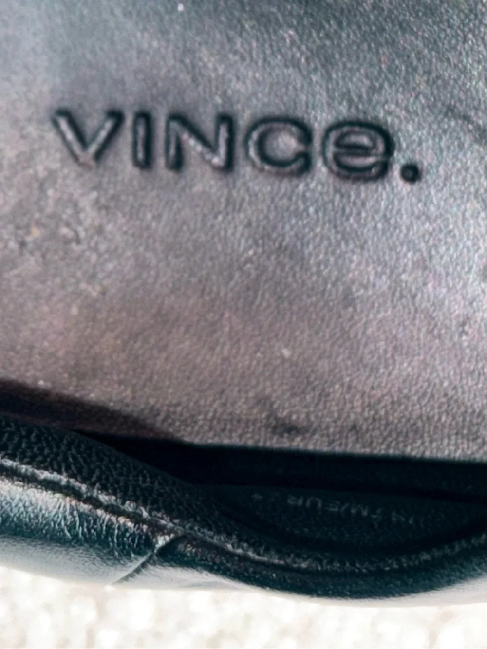 👟🏙️ VINCE Leather Slip-On Sneakers Minimal Luxe Black White Women’s US 7 / EU 37